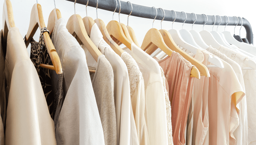neutral t shirts and undershirts on hangers Eising Garden Centre