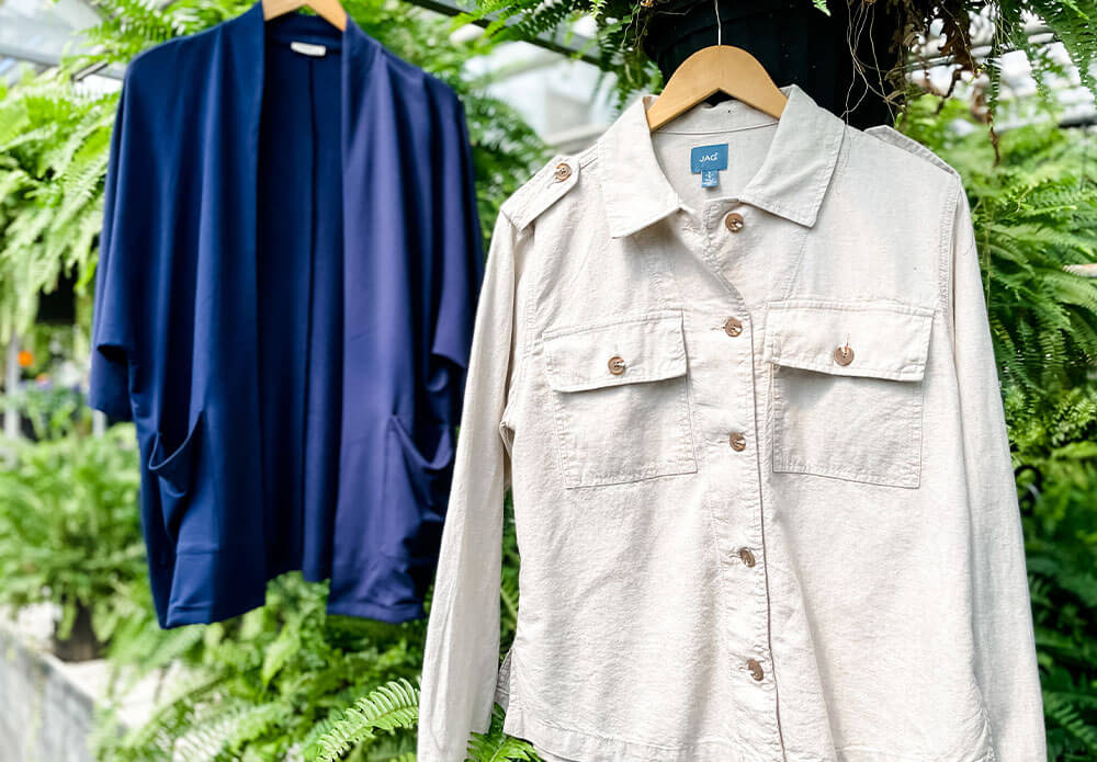 Eising Garden Centre -Spring Cleaning Your Closet -shirts from Sassyfrass boutique